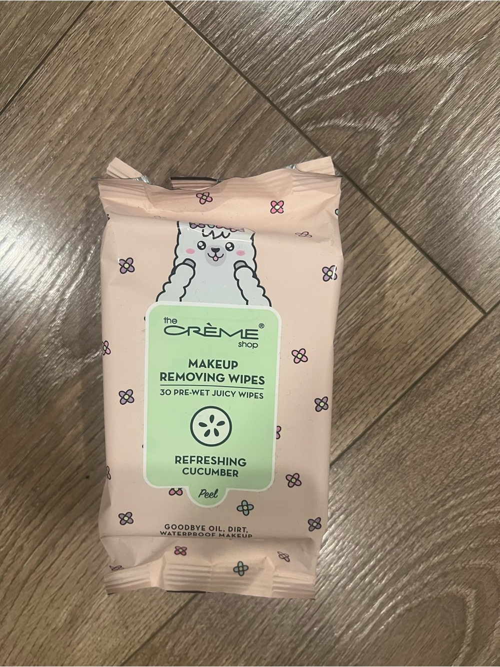Refreshing Cucumber Makeup Removing Wipes - Pink